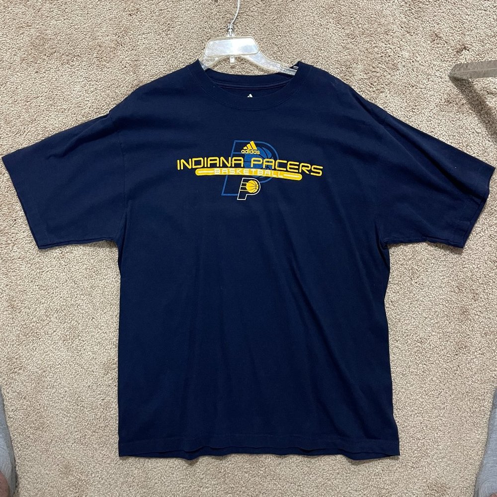 Indiana Pacers Adidas T Shirt Sz XL - Like New